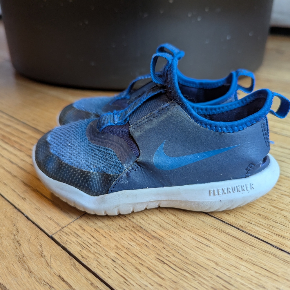 Nike Kids Flex Runner Blue Shoes